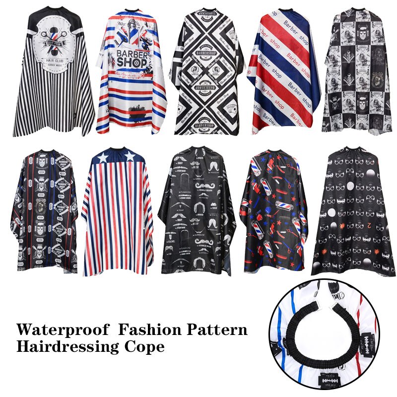 retro aufbringen Haar Umhänge Salon Friseur Tuch Schneiden Haar Wasserdichte Barbier Kap Professionelle Stylist Haar schneiden-Werkzeug