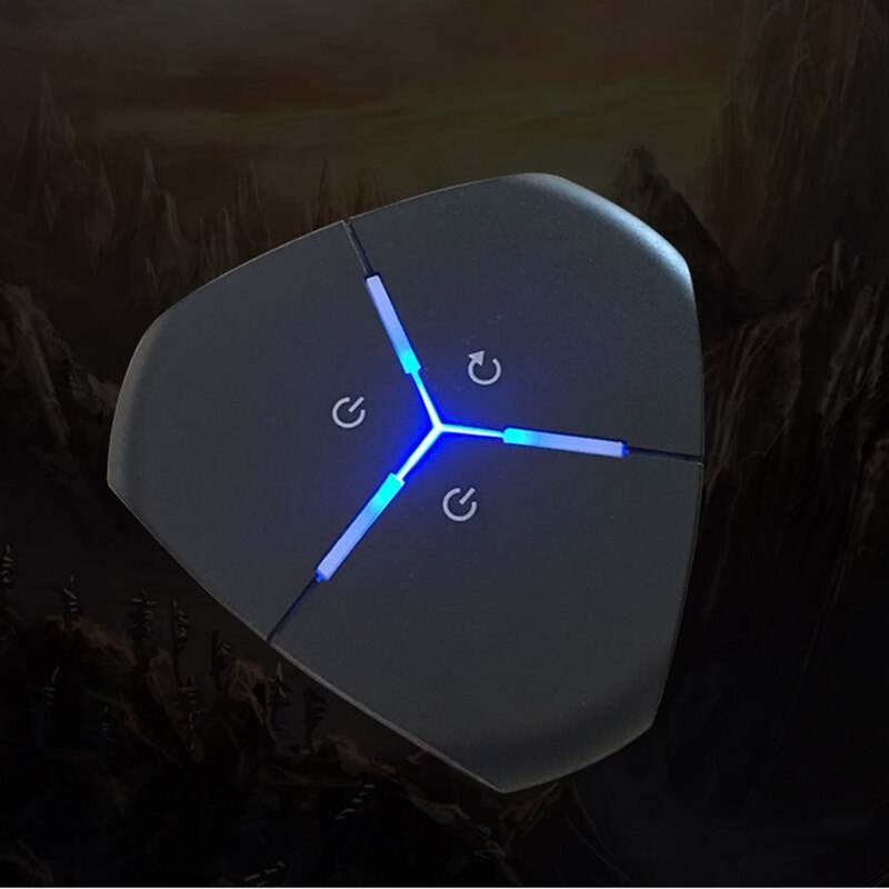 PC Power Switch Power Supply on Button Dual USB Ports Dual Power Button+Restart Button for Desktop