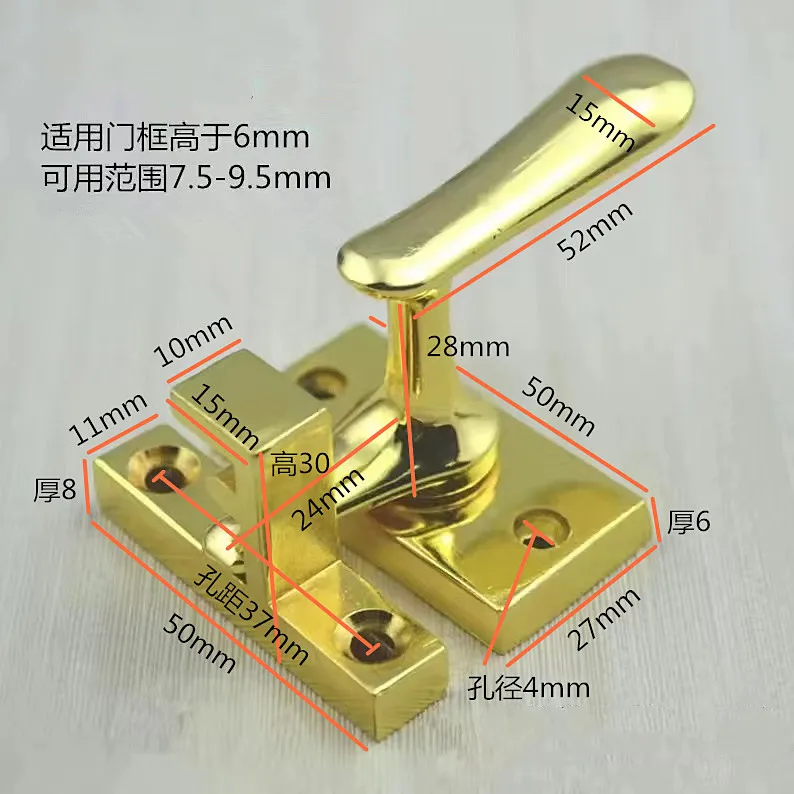 1pc Edelstahl Tür Fenster verriegelung Innen tür Sicherheits schloss Bad Scheune Tür bolzen Heimwerker Hardware Armaturen: MULTI