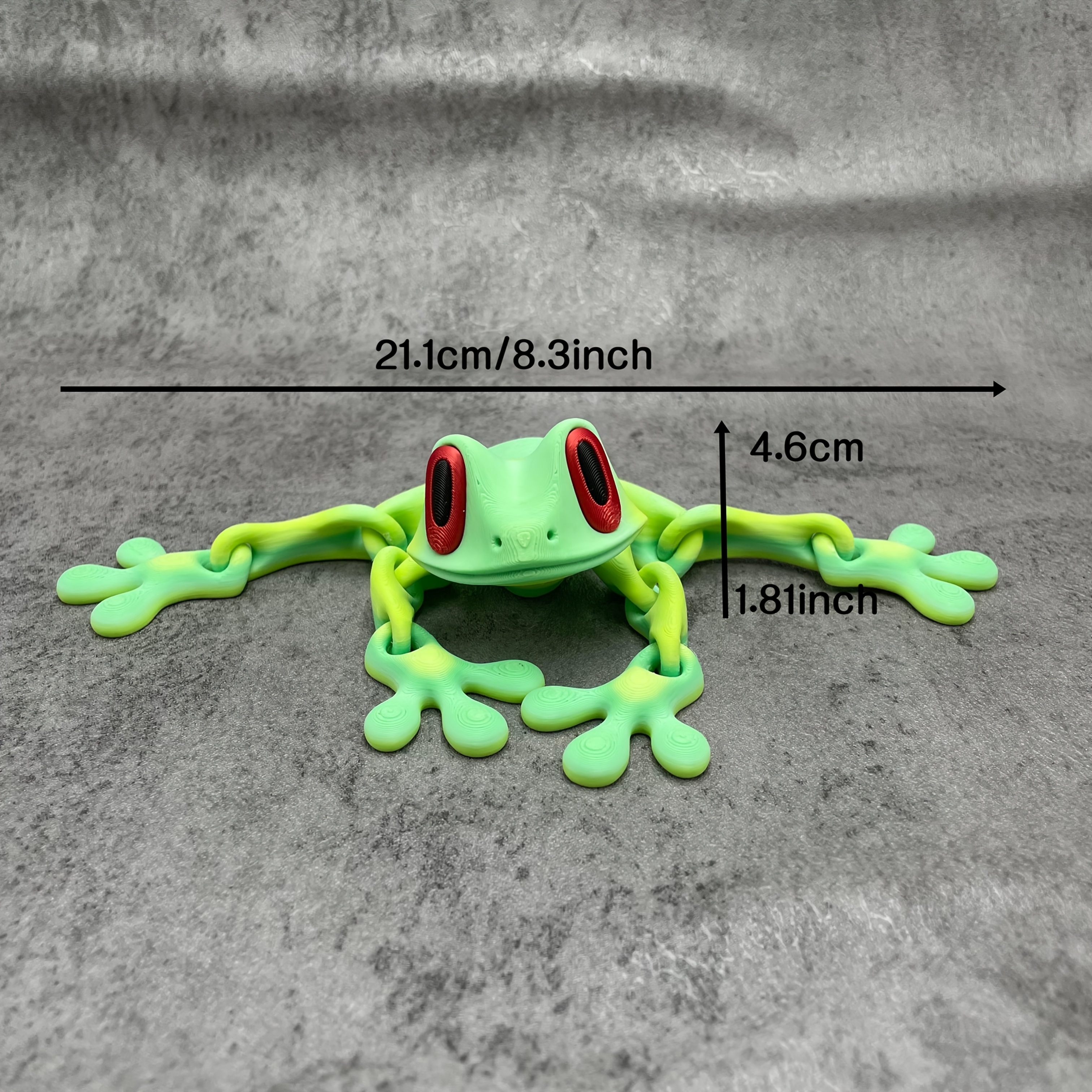 1pc koelkastmagneten in de vorm van een kikker, serie 3d, print met cartoonafbeelding van een kikker, magnetisch keukenaccessoire
