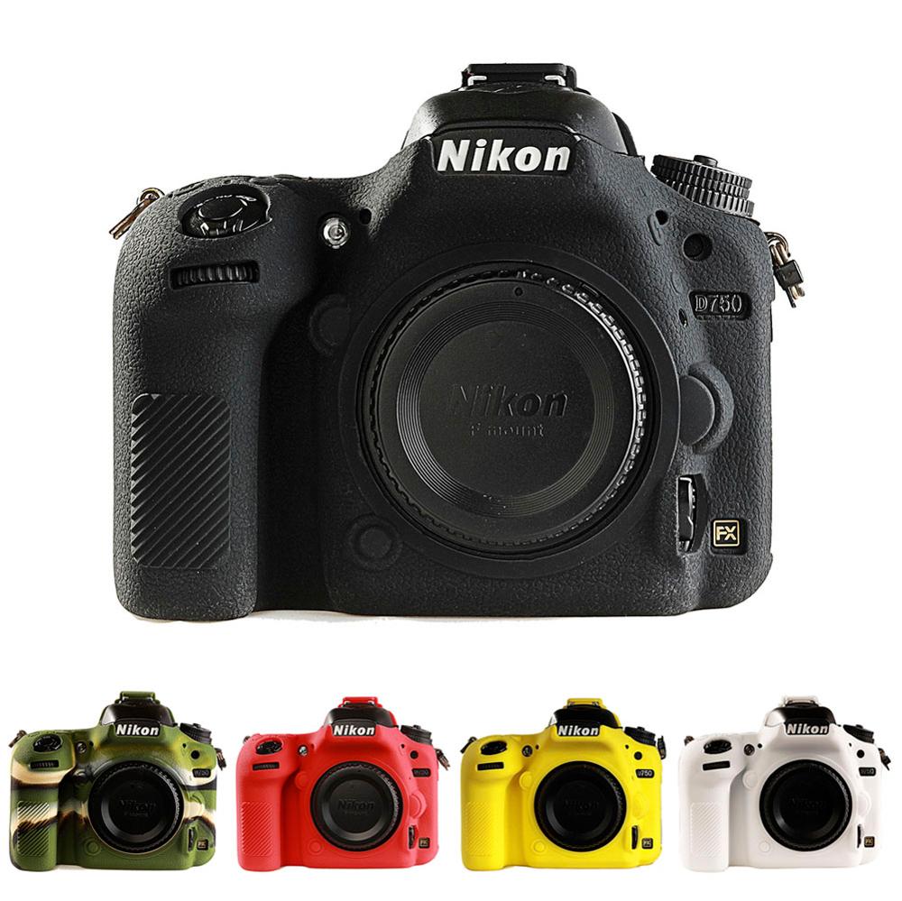 Funda de goma de silicona suave HQ para cámara Nikon D500 D750 D800 D810 D850