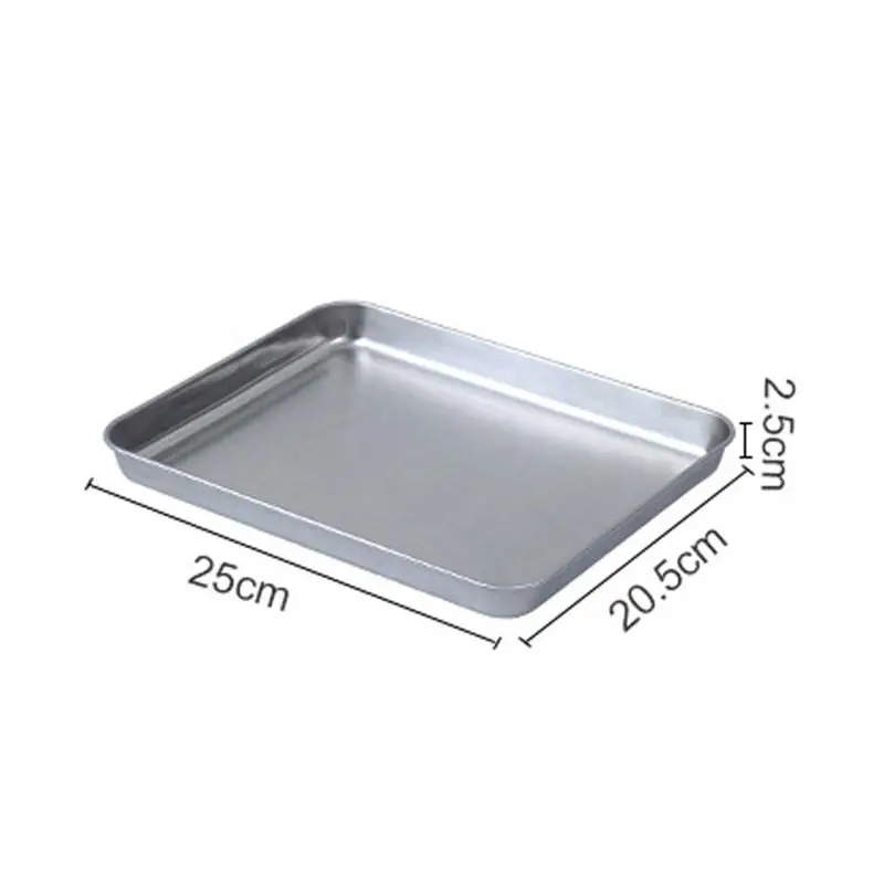 Edelstahl-Grilltablett, flaches Chassis, vielseitig einsetzbar, abnehmbares Kühlregal, Tablett-einstellen, antihaftbeschichtete Kuchen-Backform für sterben Küche: Pflaume