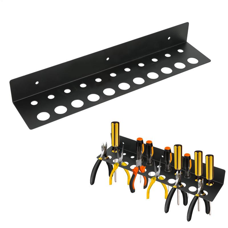 Schroevendraaiers Rek Metalen Wandgemonteerde Tang Hanger Plank Handgereedschap Opslag En Organisatie Houder Voor Kelder Garage Workshop