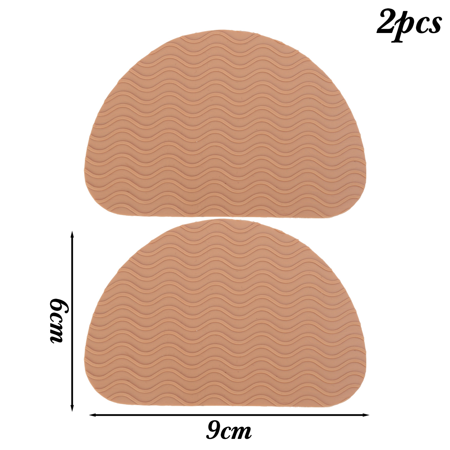 Pegatinas antideslizantes y resistentes al desgaste para zapatos, Protector de suela autoadhesivo, pegatina para tacones altos en el antepié, almohadillas para suelas de goma de silicona: Verde