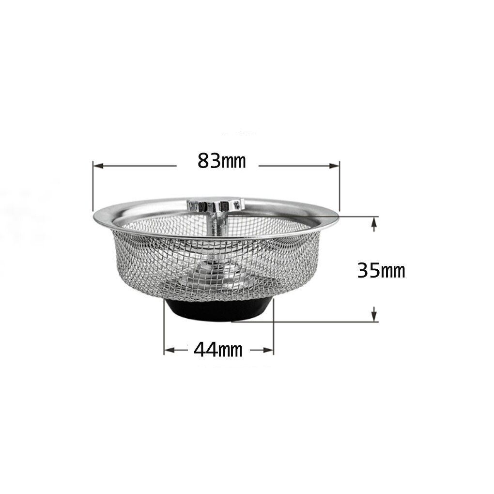 Kitchen Sink Strainer Stopper Cover Stainless Steel Bathroom Basin Hair Catcher Trap Floor Waste Plug Sink Filtre: style 4
