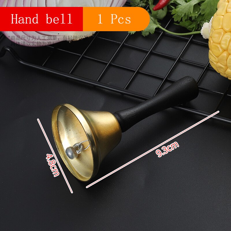 1Pcs Bureau Keuken Hotel Counter Receptie Kerst Craft Bell Restaurant Bar Ringer Call Bell Dienst Ring Restaurant Call Bell: small