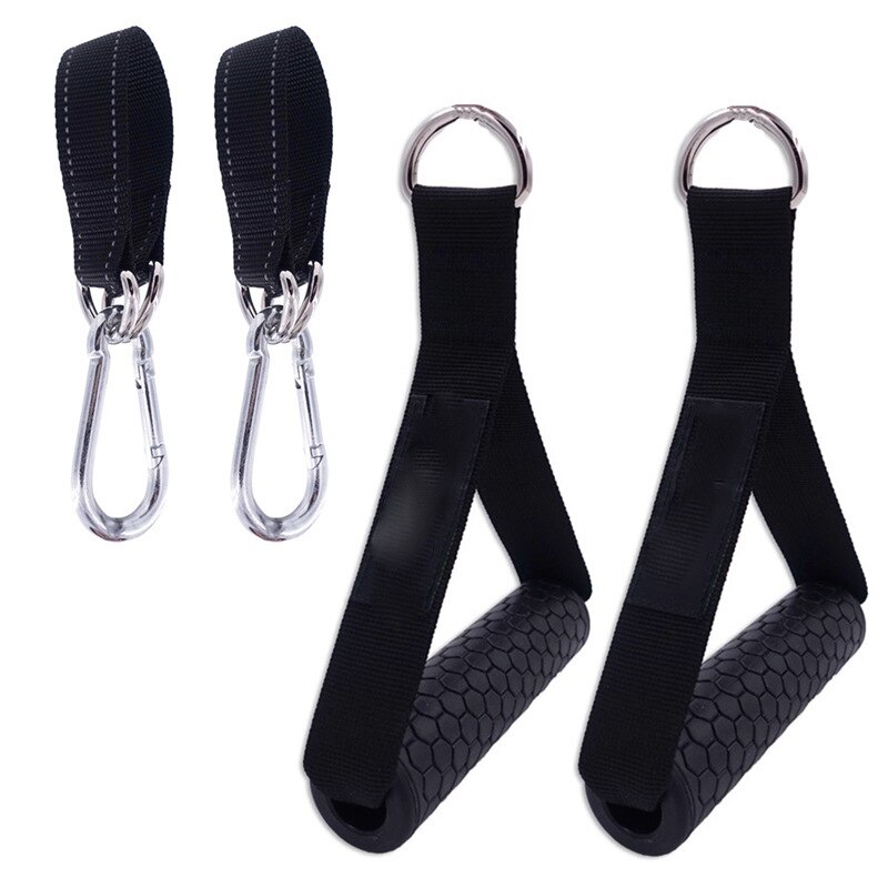 Sports Fitness Resistance Bands Tricep Rope Handle Cable Crossover Gym Machine Attachment Resistance For Fitness Body Building