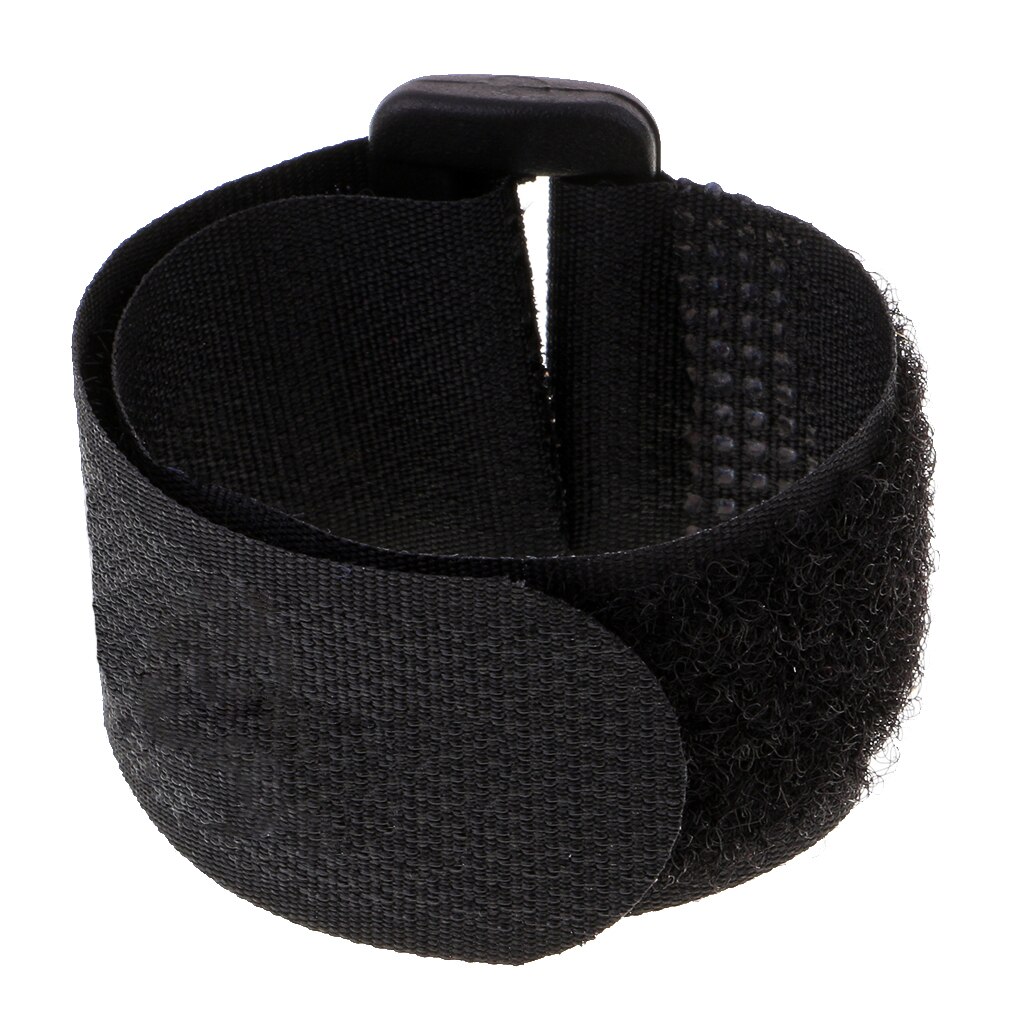 10 Pieces Nylon Hook and Loop Straps Fastening Cable Ties with Buckle Black