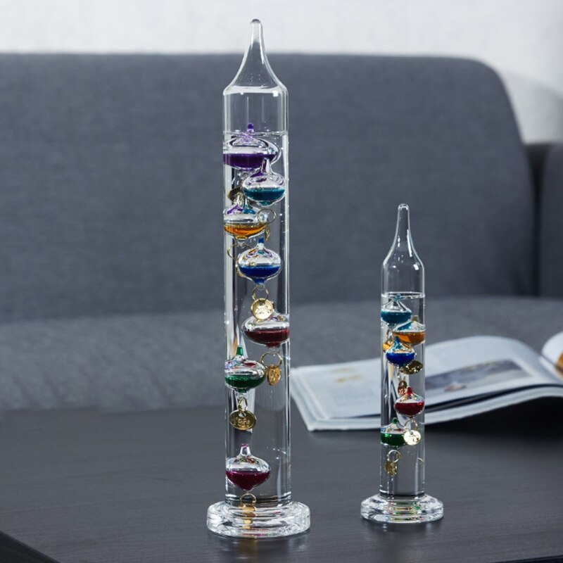 Multi-Farbige Kugeln Galilei Thermometer Schaukel Ball Temperatur Messgerät Dekor