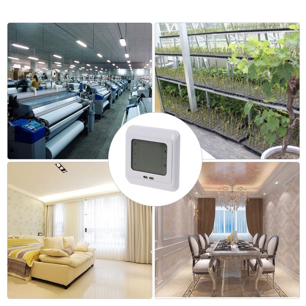 Electric Heating Thermostat Controller 30a Electric Heating Film Heating Cable Wifi Floor Heating Thermostat