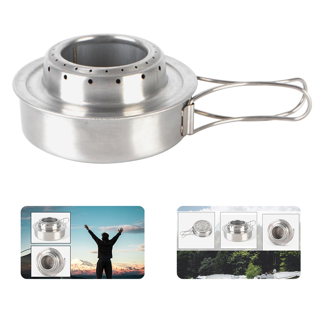 Compacte Draagbare Alcohol Fornuis Outdoor Alcohol Brander, Voor Picknick Camping Wandelen Koken