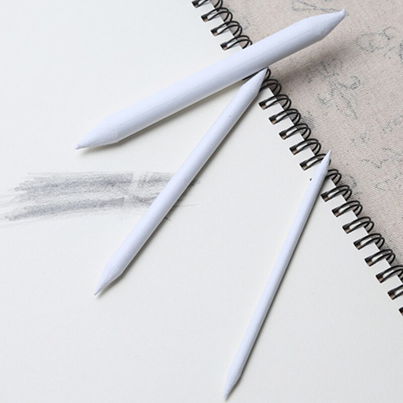 3 Pcs Stump Sketch Durable Art Drawing Tool Pastel Blending Smudge Tortillon