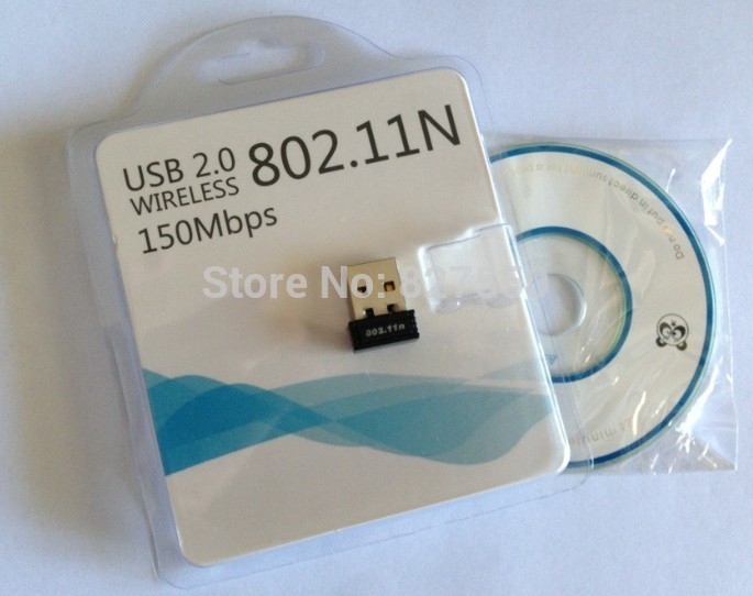 100% original rtl8188 chips mini 150mbps usb placa de rede sem fio wifi lan adaptador 802.11n/b/g