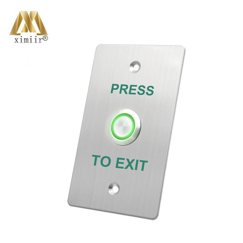 Access Control Exit Button Exit Switch Led Light IP68 Waterproof Button Access Control Push Button