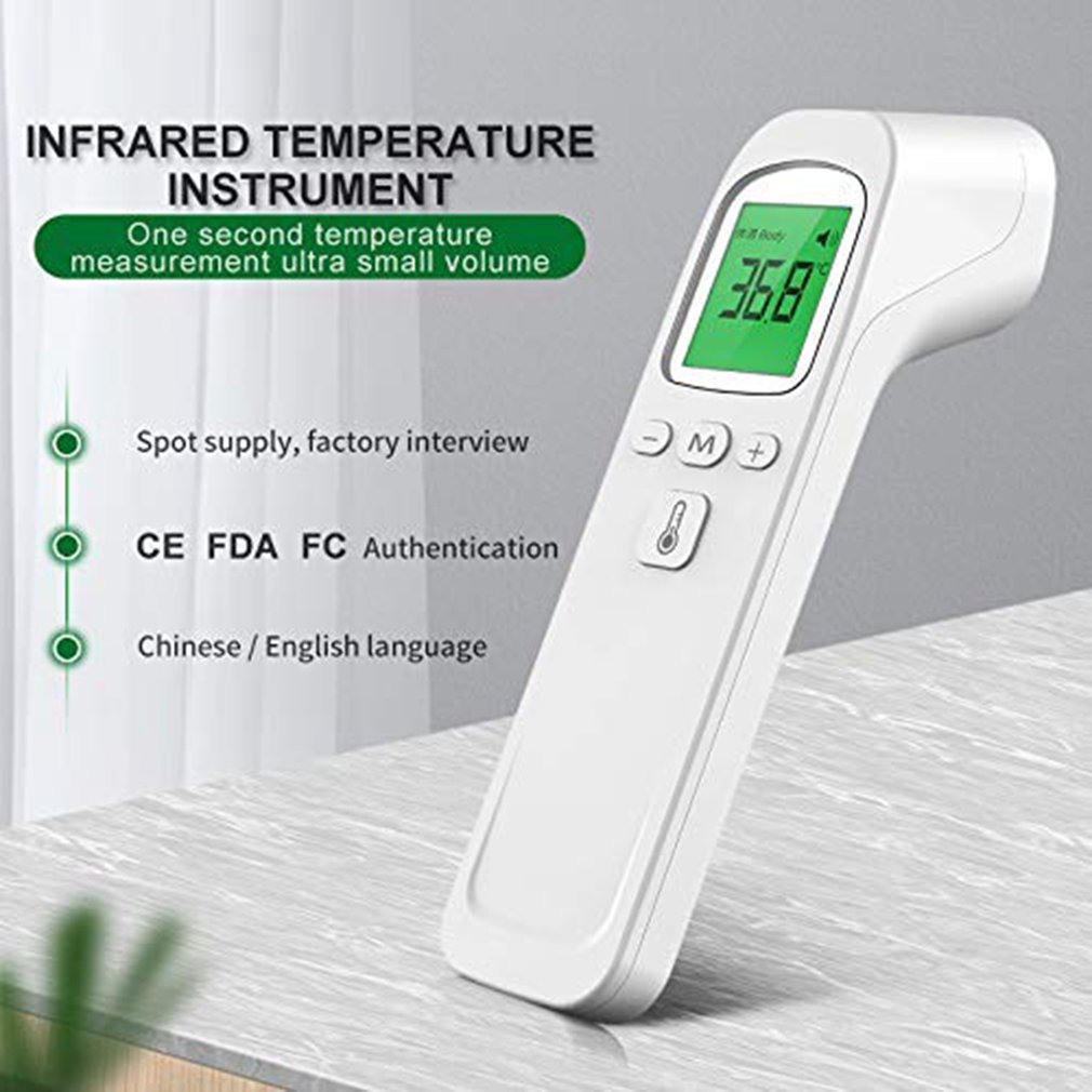 Forehead Thermometer Three Color Screen Digital Infrared Thermometer Non Contact Precise Temperature Measuring Equipment