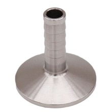 1.5" Tri Clamp x 1/2"(12.7mm)Hose Barb 50.5mm OD Sanitary 304 Stainless Steel Homebrew Beer & Craft Hardware