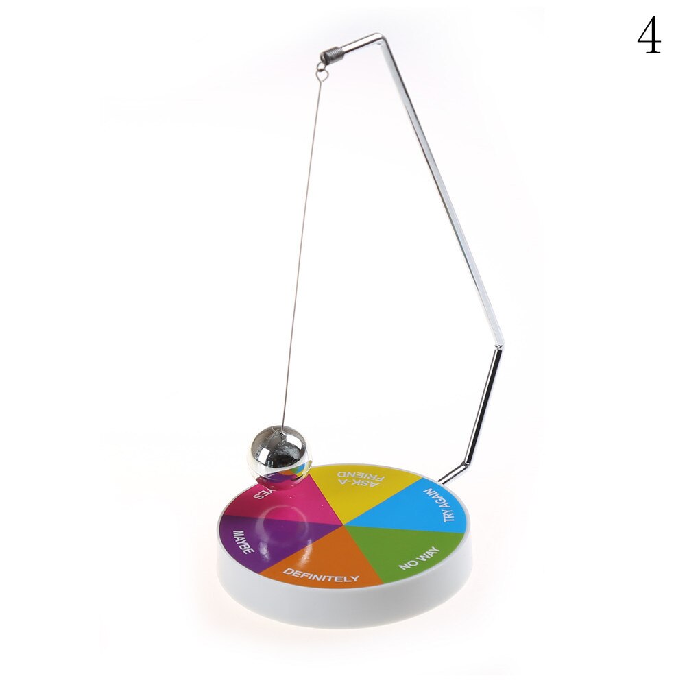 Decision Maker Pendulum Dynamic Desk Toy Decoration Fate Fun Desk Accessories Toys Magnetic Swinging Pendulum Game: 4