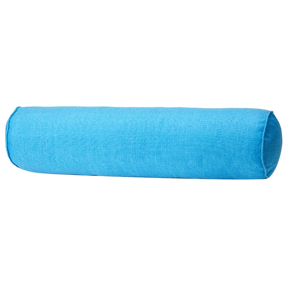 Firm Lumbar Roll, Seat Cushion for Lower Back, Backrest for Car or Office Chair: Sky Blue