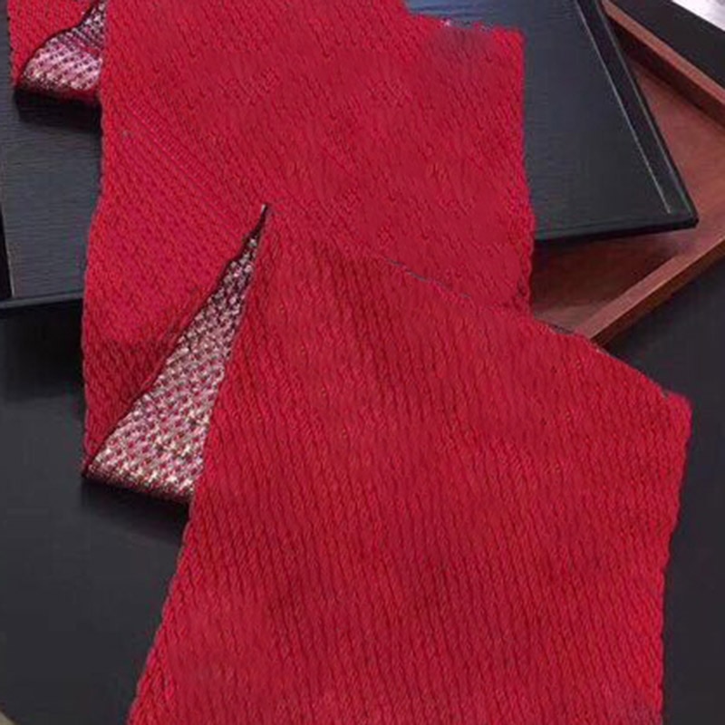 Mærke kvinder vinter tørklæde stribet ensfarvet bomuldsuld lang tørklæde