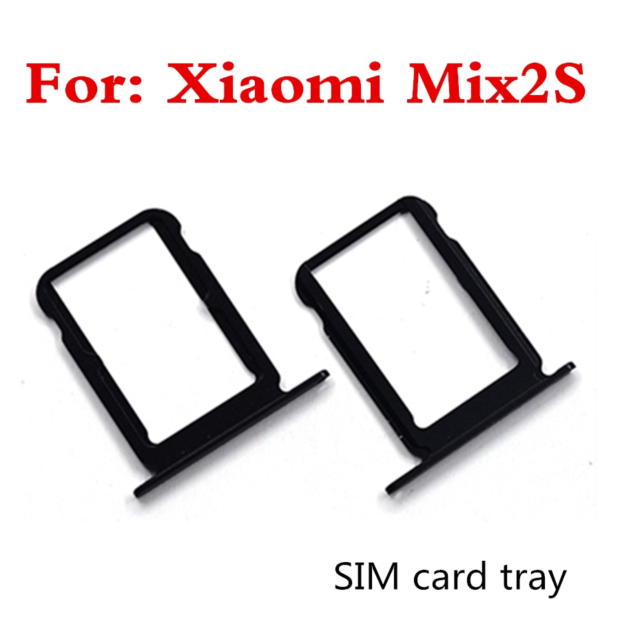 Voor Xiaomi Mi Mix 2S Sim Card Tray + Micro Sd-kaart Lade Houder Slot Adapter Socket Voor Xiaomi mix 2S Vervanging 1Pcs