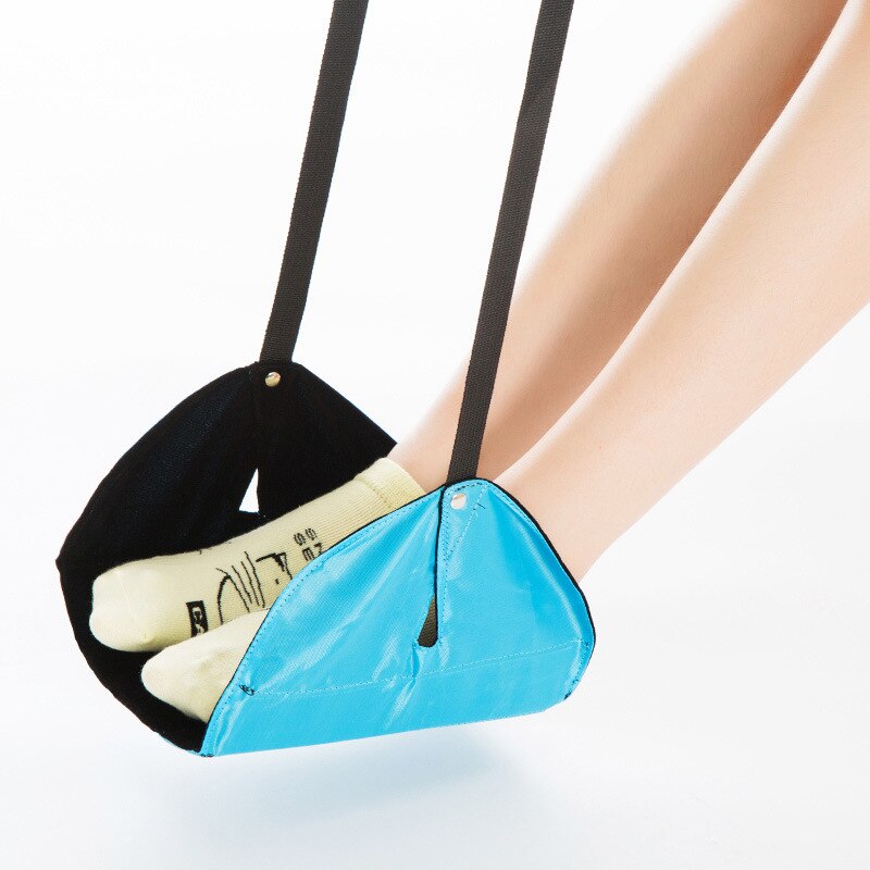 Travel Accessories Flight Car Travel Essential Aviation Seat Foot Pad Adjustable Train Airplane Foot Rest Feet Hammock Portable: 2