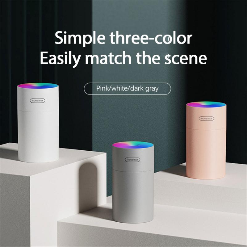 270/300ml Air Humidifier Ultrasonic Aroma Essential Oil Diffuser Mini USB Cool Mist Maker Aromatherapy With Colorful Light