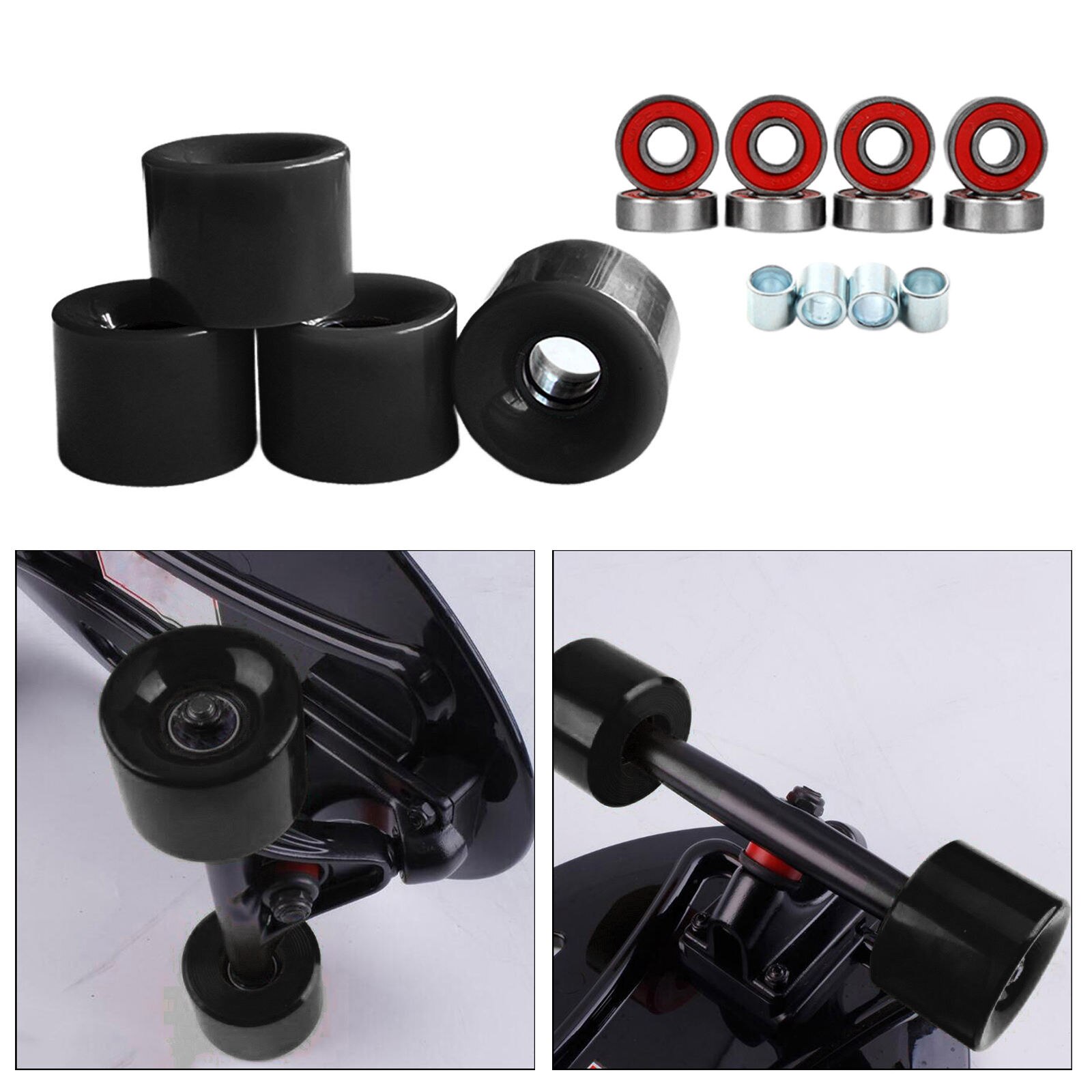 Lagers, Skate Lagertrekker Druk Voor 8mm Boring 608 Lager Skateboard Rolschaatsen Longboard Wielen Lager 608 Demonteren Tool (Color : White