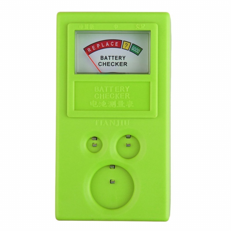 1.55V En 3V Knoopcel Battery Checker Tester Groen