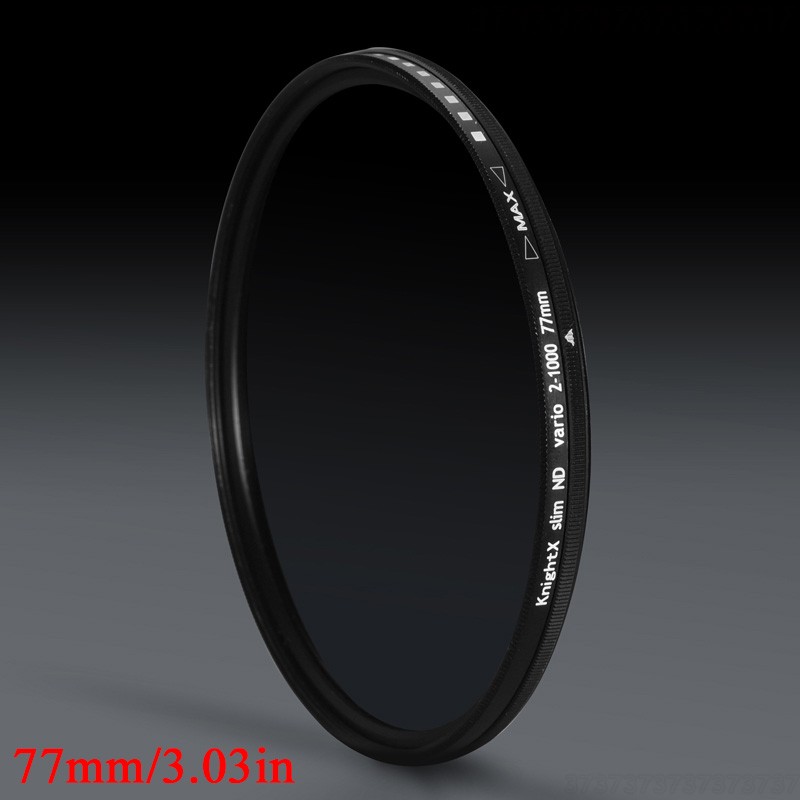 KnightX Camera Lens Circular Polarizer Filter CPL ND2-1000 for Camera Lens Filter 58mm 67mm 72mm 77mm