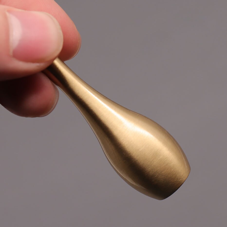 Tiny Pure Copper Flower Vase Decorative Mini Metal Artificial Flower Vase