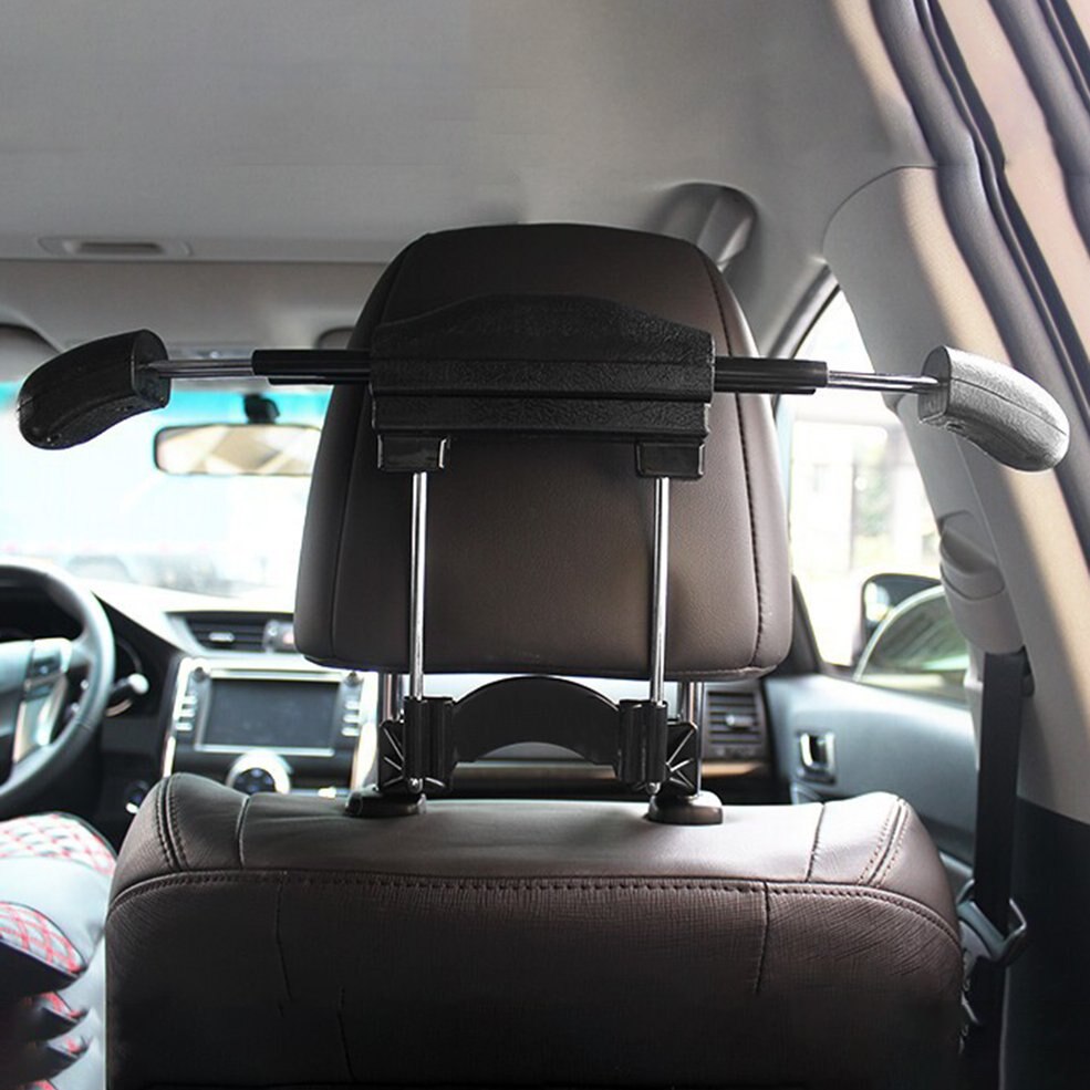 Mini Car Clothes Hanger Durable Clothes Rack Coat Hanger Extension-type Car Use Hanger Car Accessory Easy Installation