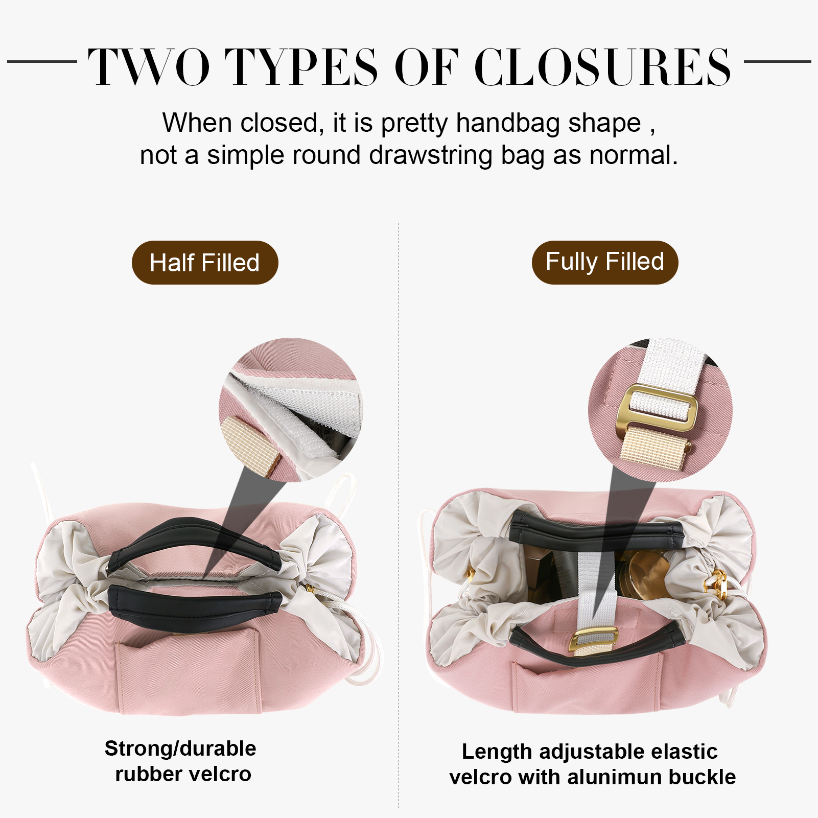 Kosmetik machen-hoch Tasche Veranstalter Toiletten artikel Kordel zug Tasche für Reise tragbare Aufbewahrung tasche ziehen Sie sterben Schnalle zufällig