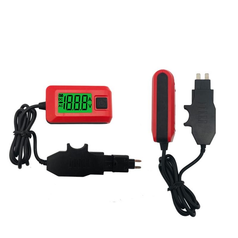 Car Circuit Fault Finding Vehicle Fuse Diagnostic Tool High Accuracy 0.01 ~ 19.99A Car Fuse Galvanometer Leakage Tester