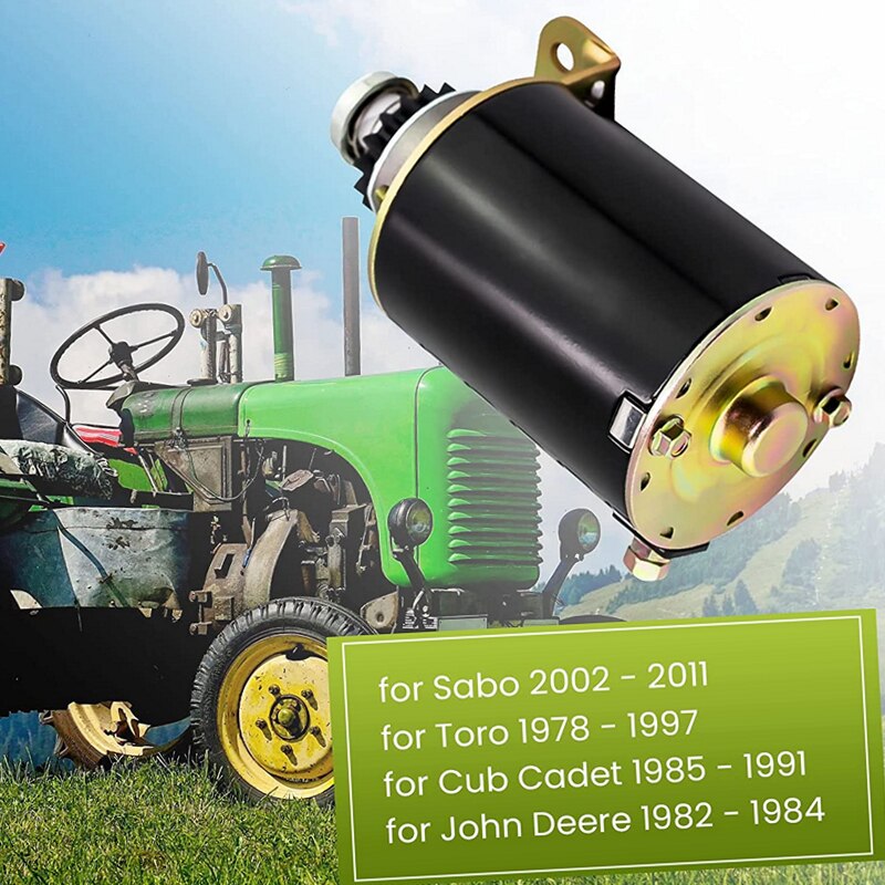 16 TOOTH 12V Starter For Briggs &amp; Stratton 12HP Cub Cadet FOR John Deere Mower 795121 691262 499529 499521