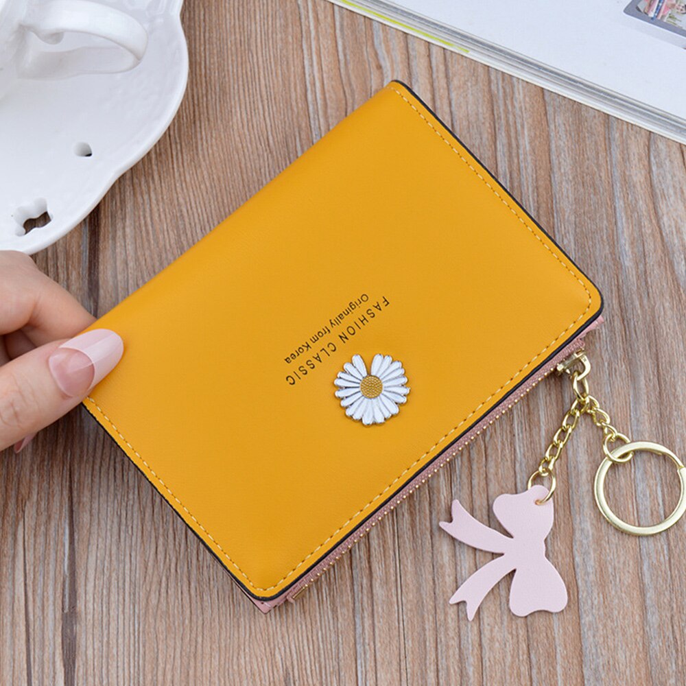 Flower wristband ladies long clutch bag large-capacity wallet female coin purse ladies coin purse mobile pocket card case Catlas: 1