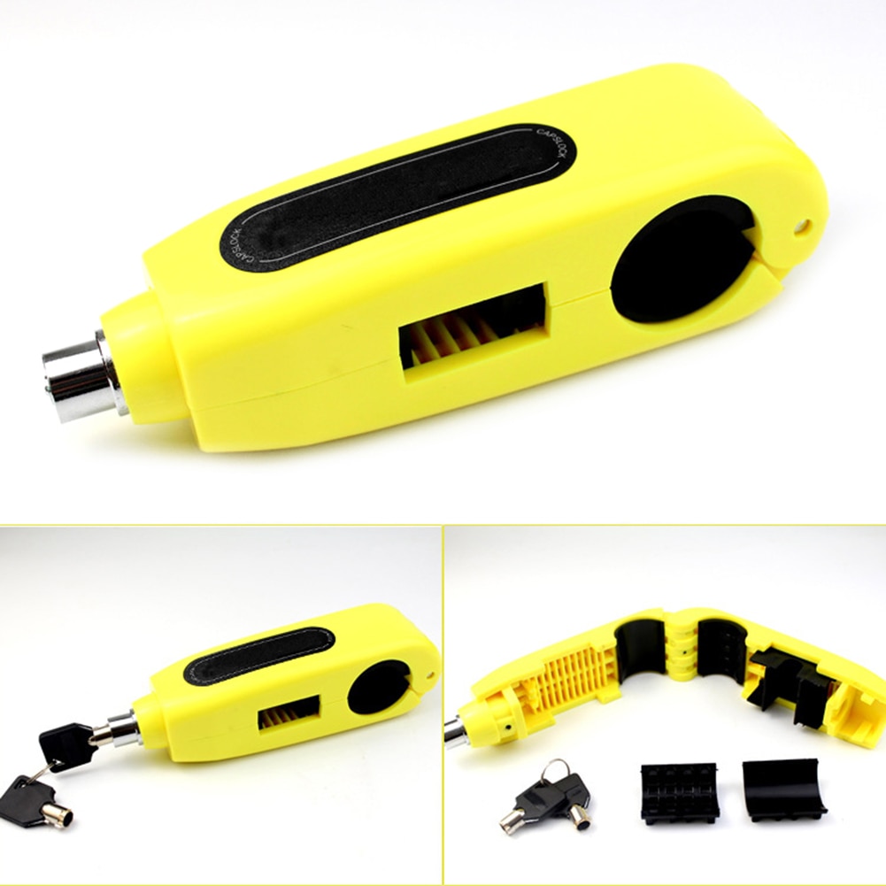 Draagbare Praktische Multi-Functionele Duurzame Motorfiets Rem Gaspedaal Grip Scooter Stuur Anti Diefstal Bescherming Sloten