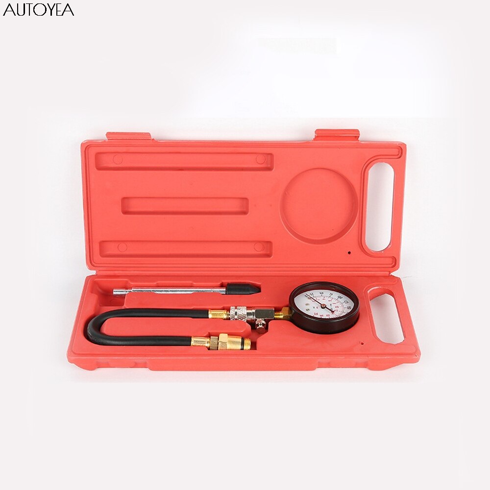 Gasoline Engine Compression Gauge Auto Petrol Gas Engine Cylinder Compression Tester Kit Car Pressure Gauge 300psi 20bar