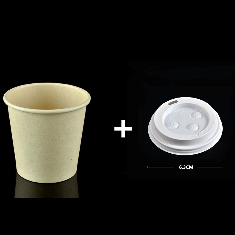 100pcs Disposable coffee cup 4OZ small paper cup y... – Vicedeal