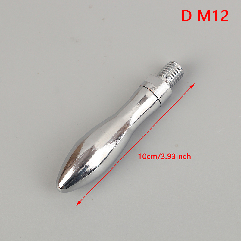 Mango giratorio M6 M8 M10 M12, volante galvanizado de Metal, perilla de torneado curvo, fresadora, herramientas, torno, 1 ud.: Plata