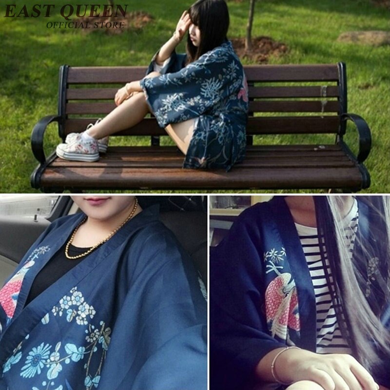 Traditionele japanse kimono dames japanse yukata kimono's dames vesten dames zomer stijl  kk829 y