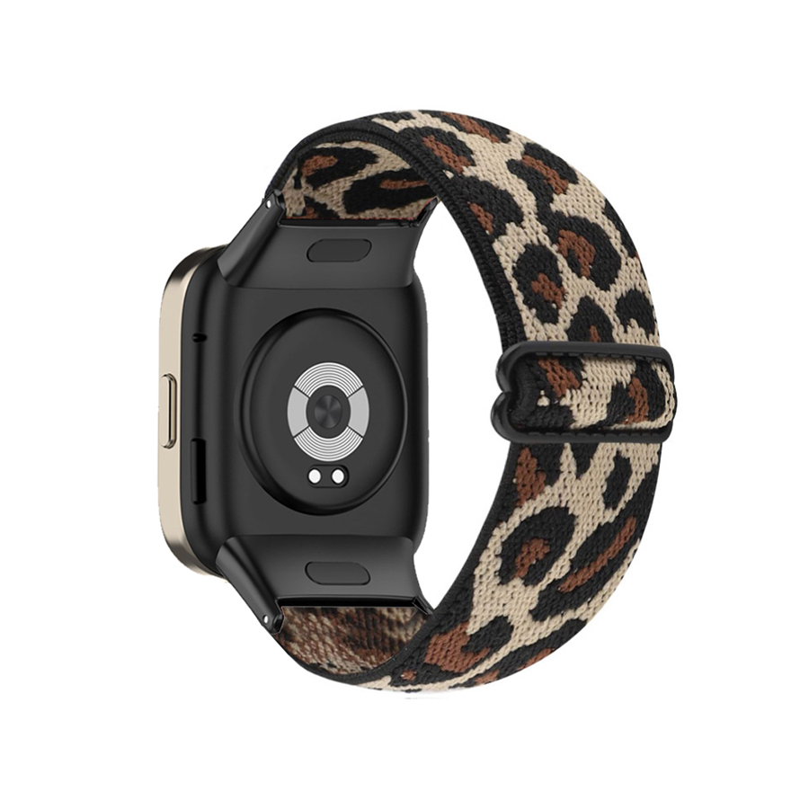Correa de nailon para reloj inteligente, pulsera elástica trenzada para Xiaomi Redmi Watch 3 Lite: XL / Black Yellow
