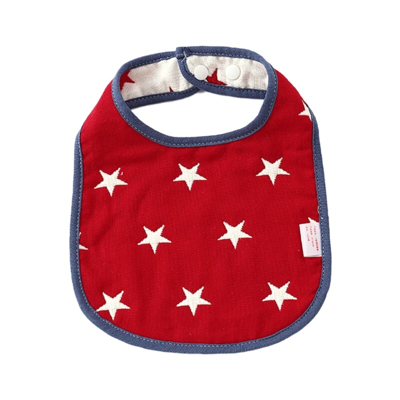 Baby Speeksel Handdoek Met Drukknoop Babyvoeding Slabbetjes Voor Jongens Meisjes Baby Bib Ademend Baby Kwijlen Slabbetjes: 10