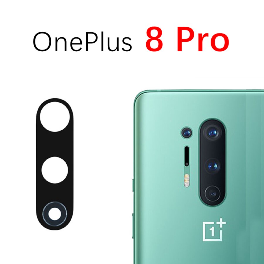 Hinten Zurück Kamera Glas Objektiv Für OnePlus 3 5 5T 6 6T 7 7T 8 8T 9 Pro Nord N100 Kamera Glas Abdeckung Ersatz Mit Klebeband: OnePlus 8 Pro
