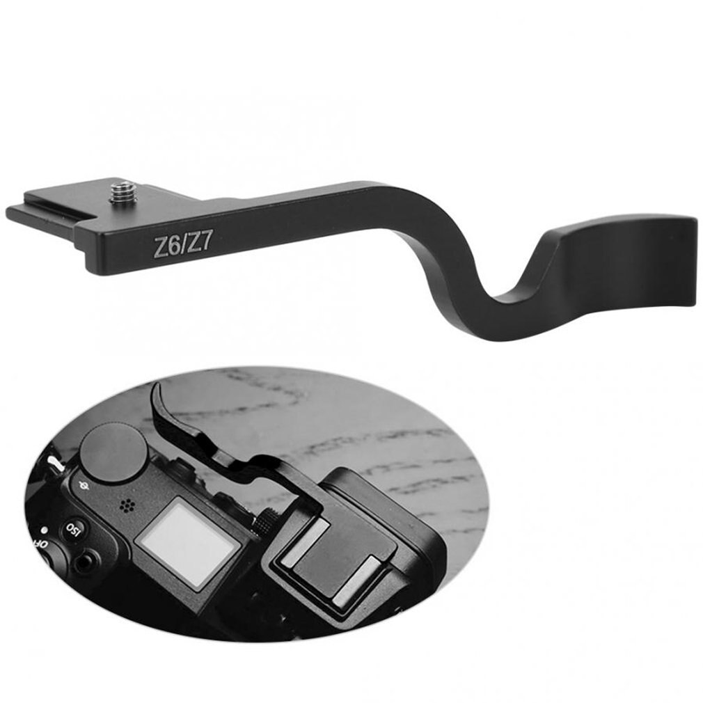 Metel Thumb Up heißer schuh hand Grip Blitzschuh abdeckung Made halterung Griff Schnalle für Nikon Z6/Z7 Kamera Grip