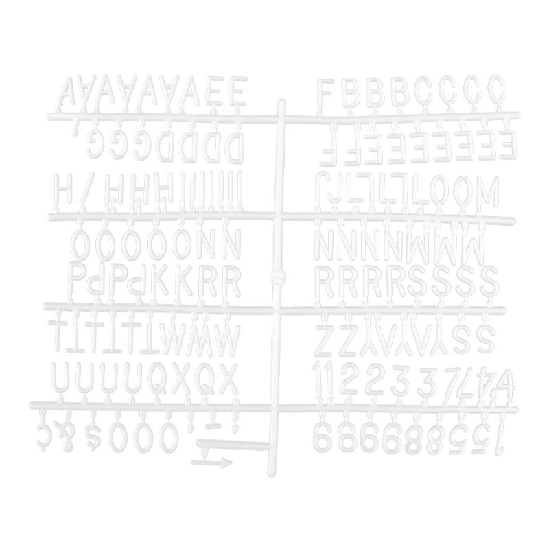 Characters For Felt Letter Board 290 Piece Numbers For Changeable Letter Board Felt Board Message Board Alphabet White