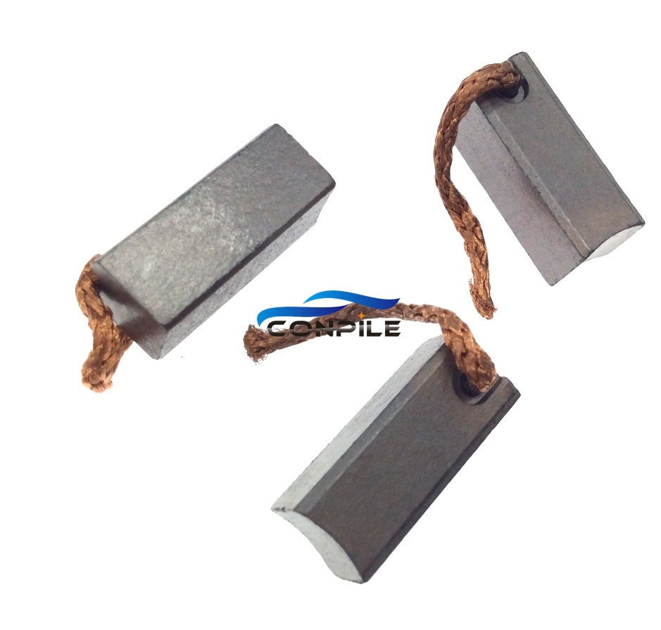 10 Uds. Cepillo de carbón de 8x9x19mm para vehículo, automóvil, camión, calentador, ventilador, ventilador, ventilador de aire, cepillos de carbono para Motor de coche