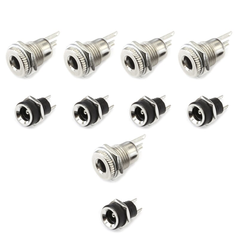 DC 5.5x2.1 Power Wire Connector Conjunto Feminino Plug Cable Waterproof Jack Tomada Electrico 5.5x2.5 Interface Socket Conector: 2. As photo / 5.5x2.5