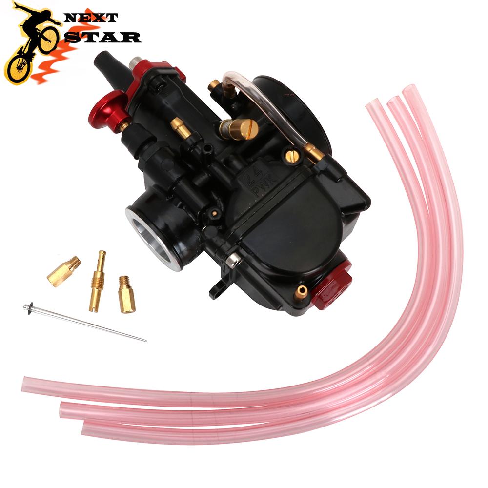 Carburador Keihin PWK con motor Power Jet 2T 4T para Scooter UTV ATV Universal 50cc-250cc, 21, 24, 26, 28, 30, 32, 34