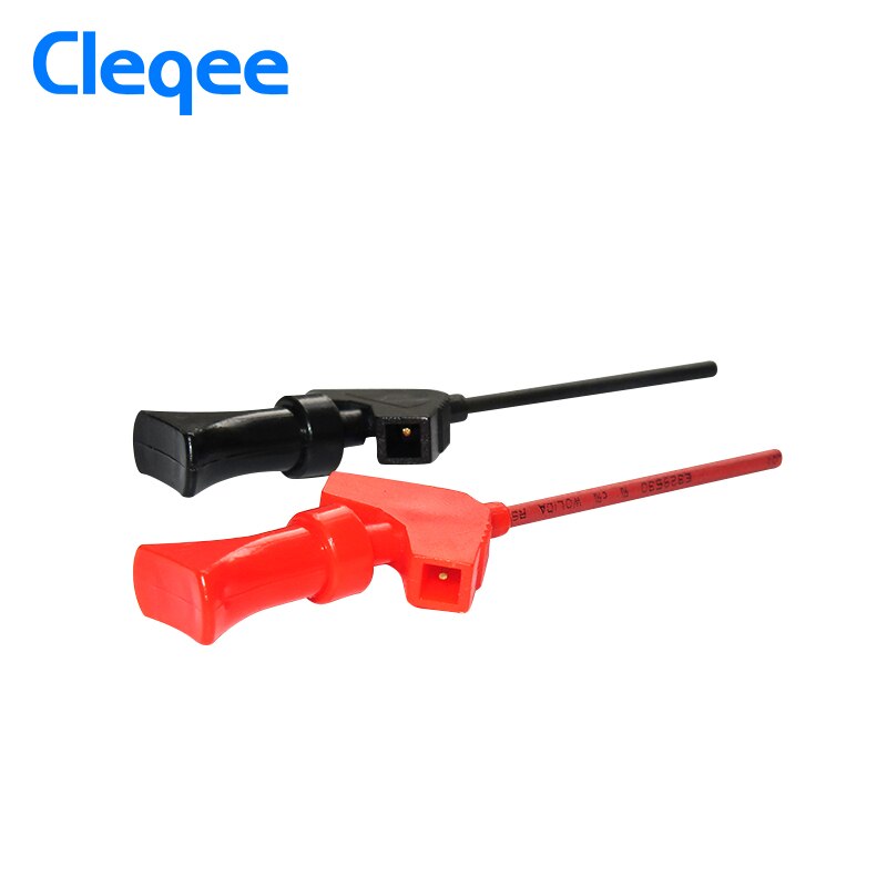 Cleqee P5003 10 Stuks Mini Grabber Smd Ic Test Hook Clip Jumper Probe Logic Analyzer Testen Accessoires