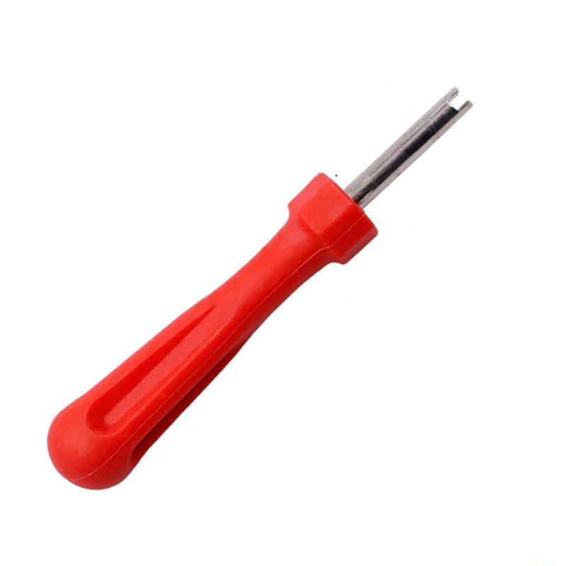 Strumenti per la rimozione del nucleo della valvola della gomma Chiave Manico in plastica Cacciavite per bici Chiave per riparazione pneumatici Strumento manuale per auto Bicicletta Motorcycl: Rosso